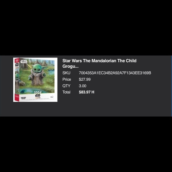 puzzle of the mandalorian the child. - Picture 4 of 4